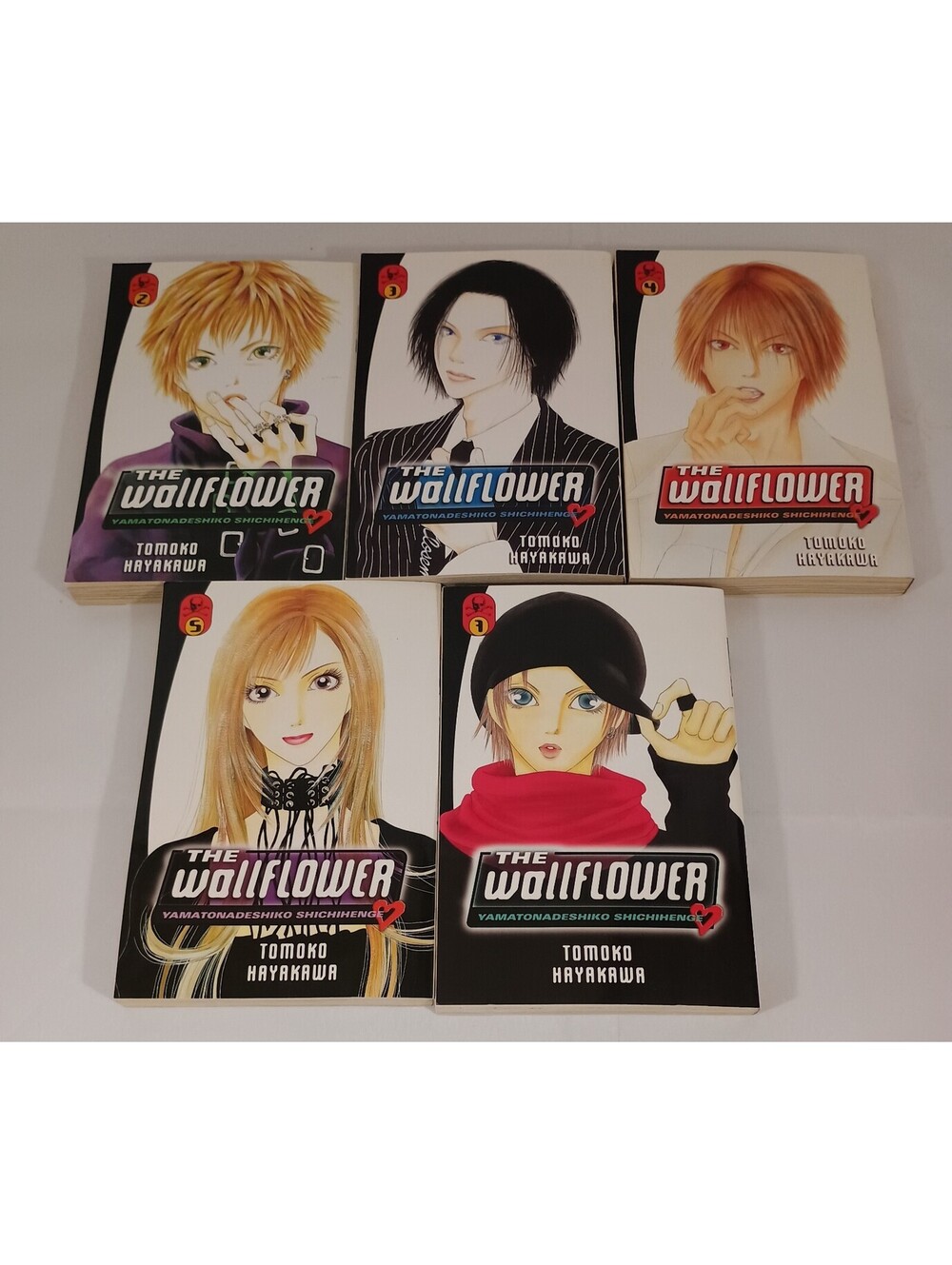 The Wallflower Lot of 5 Vol 2 3 4 5 & 7 byTomoko HayakawaTrade Paperback PB